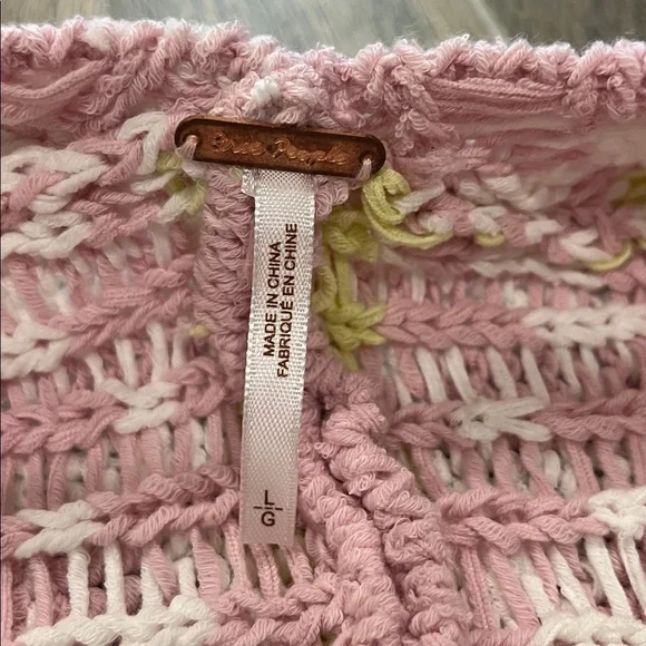 NEW FREE PEOPLE Mallorca Oversized Long Sleeve Cardigan Size Large - Picture 8 of 8